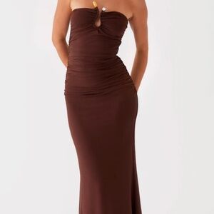 Brown Maxi Dress